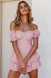 Boho Off Shoulder Romper - Dress In Beauty